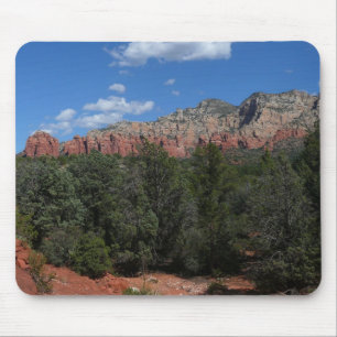 Panorama of Red Rocks in Sedona Arizona Mouse Mat