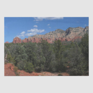 Panorama of Red Rocks in Sedona Arizona Tissue Paper