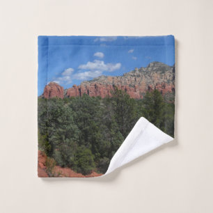 Panorama of Red Rocks in Sedona Arizona Wash Cloth