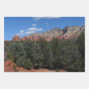 Panorama of Red Rocks in Sedona Arizona Wrapping Paper Sheet