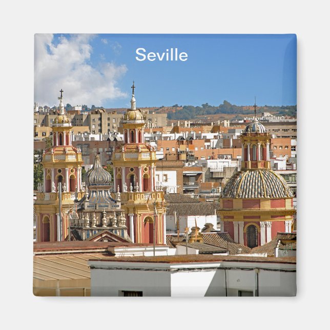 Panorama of Seville. Magnet (Front)
