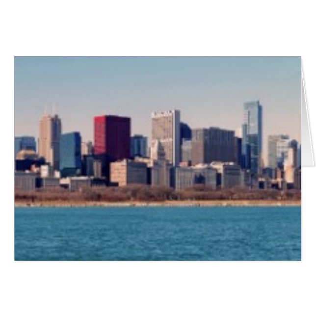 Panorama of the Chicago skyline (Front Horizontal)