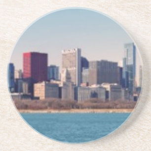 Panorama of the Chicago skyline Coaster