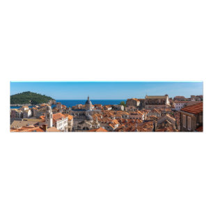 Panorama of the city of Dubrovnik - Croatia Photo Print