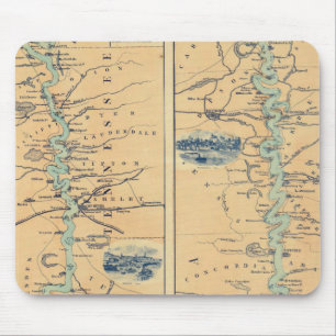 Panorama Of The Mississippi Valley Mouse Mat