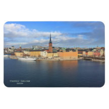Panorama view of Stockholm's old town - Gamla Stan