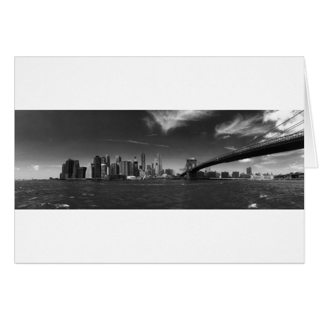 Panoramic Black White Brooklyn (Front Horizontal)