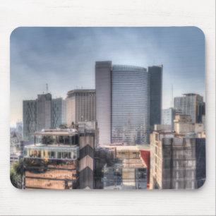 Panoramic Cityscape Of Mexico City Mouse Mat