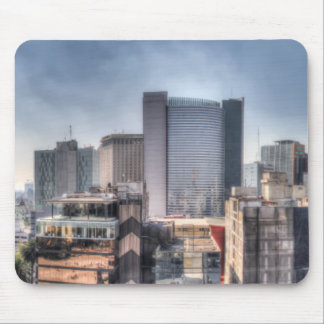 Panoramic Cityscape Of Mexico City Mouse Mat
