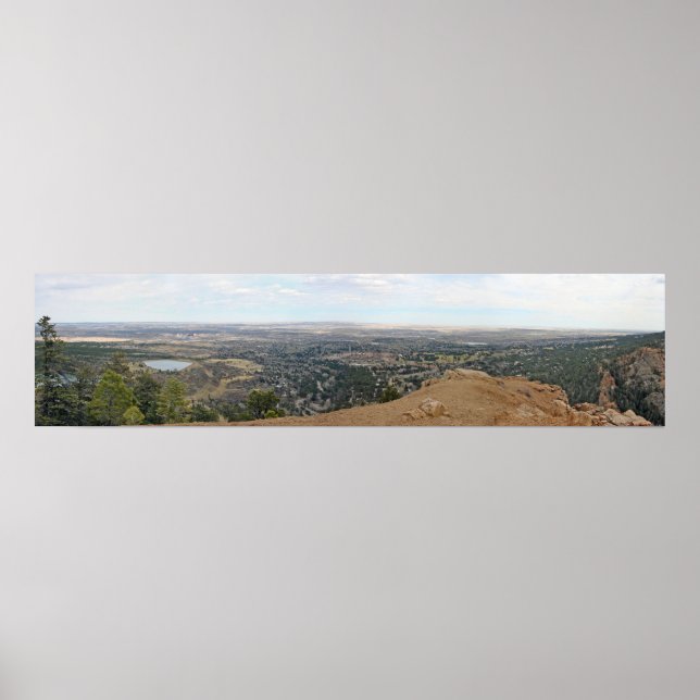 Panoramic - Colorado Springs, Colorado Poster (Front)
