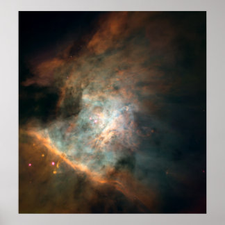 Panoramic Image of Centre of the Orion Nebula Poster
