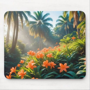 Panoramic Landscape Forest Nature Tranquil Scenery Mouse Mat