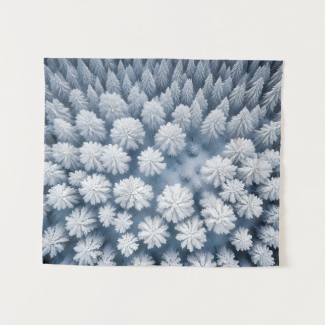 Panoramic Landscape Mountains Panoramic Nature Ice Tapestry (Front (Horizontal))