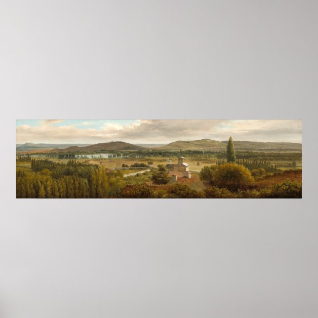 Panoramic Landscape - Théodore Rousseau Fine Art Poster (Front)