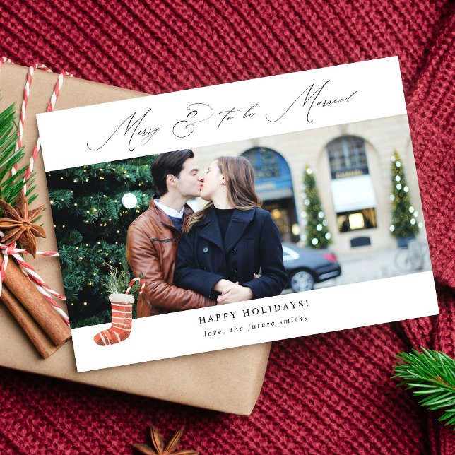 Panoramic Merry & To Be Married w Stocking Photo (Creator Uploaded)