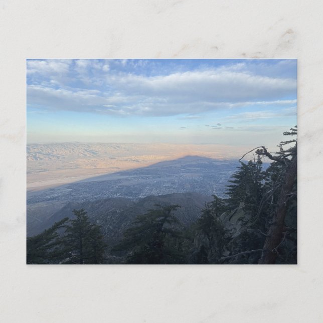 Panoramic Mountain Valley Overlook Postcard (Front)