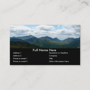 Panoramic Mountain View Bookmark Business Card