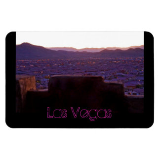 Panoramic Mountains Las Vegas View Flexible Magnet