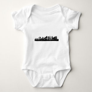 Panoramic New York City Baby Bodysuit