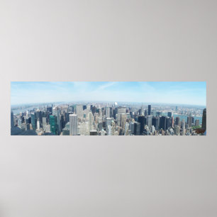 Panoramic NY Poster