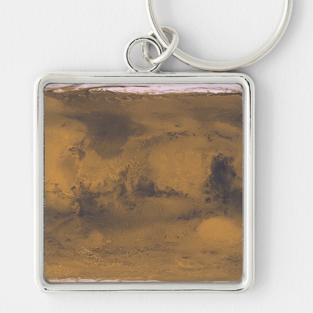 Panoramic of Mars the Red Planet from Space  Key Ring (Front)