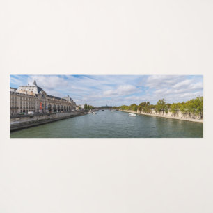 Panoramic of Musee d'Orsay from Pont Royal - Paris Yoga Mat