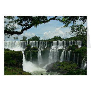 Panoramic Of The Iguazu Falls