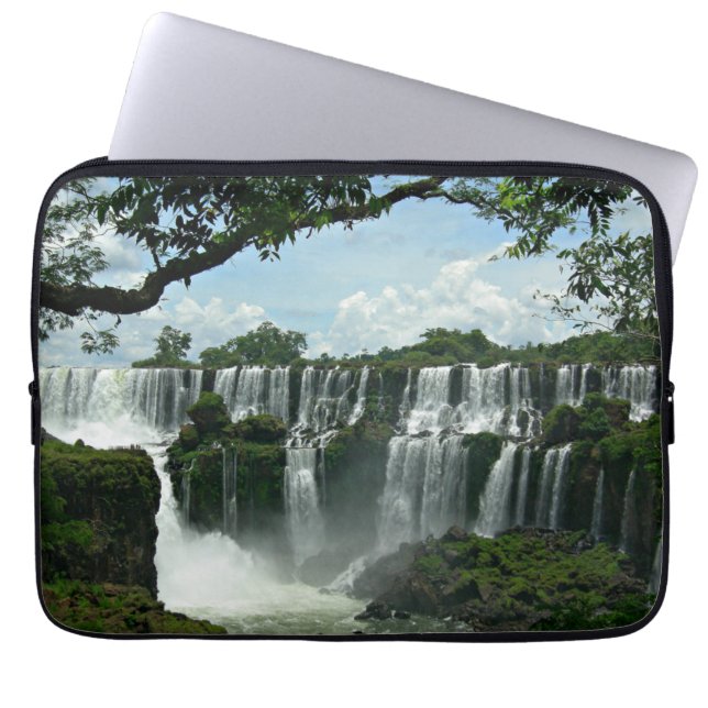 Panoramic Of The Iguazu Falls Laptop Sleeve (Front)
