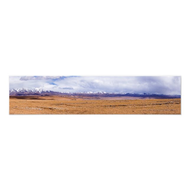 Panoramic of tibetan landscape photo print (Front)