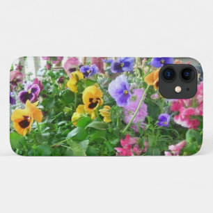 Panoramic Pansies iPhone 11 Case