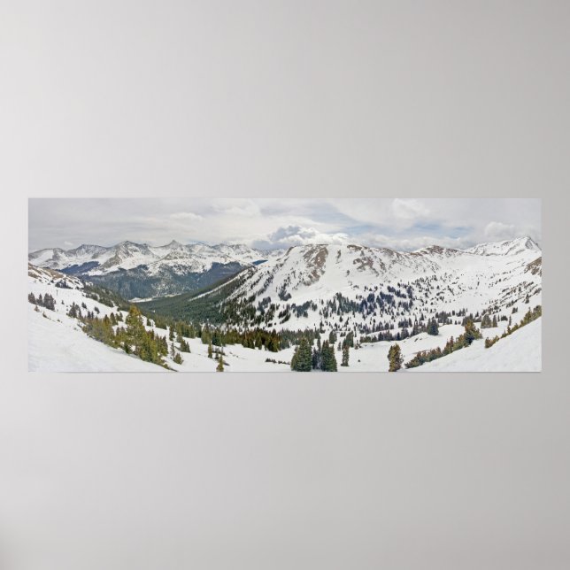 Panoramic Photo - Copper Mountain, Colorado Poster (Front)