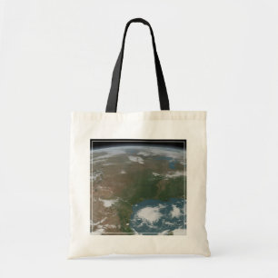 Panoramic Planet Earth And The Us. 2 Tote Bag