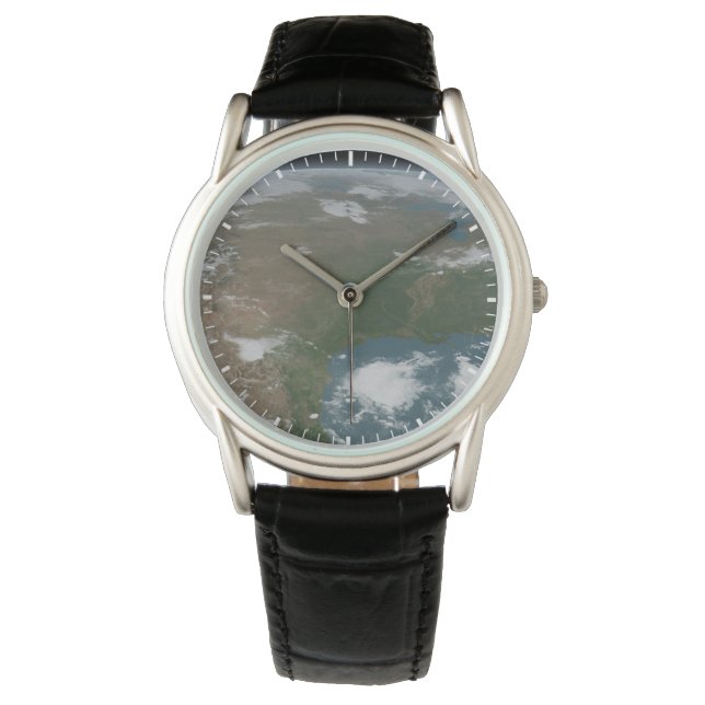 Panoramic Planet Earth And The Us. 2 Watch (Front)