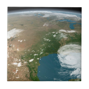 Panoramic Planet Earth And The Us. Tile