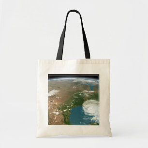 Panoramic Planet Earth And The Us. Tote Bag