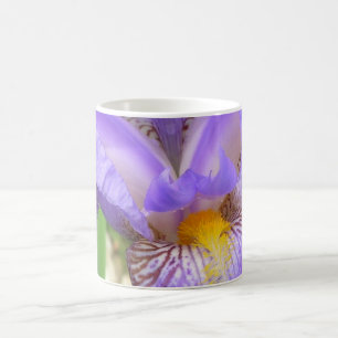 Panoramic Purple Iris Coffee Mug