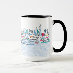 Panoramic San Franciso, CA Mug