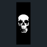 Panoramic Skull Poster - Black & White Pop Art<br><div class="desc">Fantasy Art Skull Skeleton Poster Print - Heavy Metal Punk Rock College Retro Art</div>