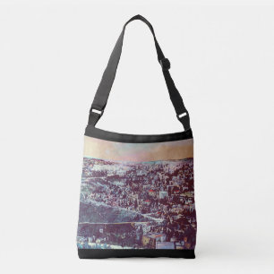 Panoramic Splendour of Jerusalem Crossbody Bag