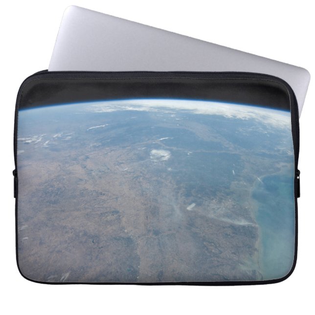 Panoramic Texas And The Gulf Of Mexico Laptop Sleeve (Front)