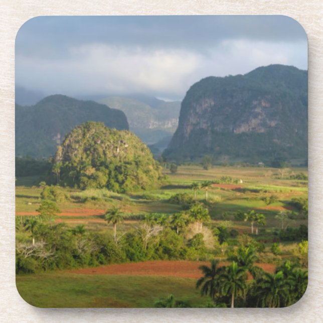 Panoramic valley landscape, Cuba Coaster (Front)