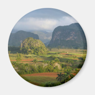 Panoramic valley landscape, Cuba Magnet