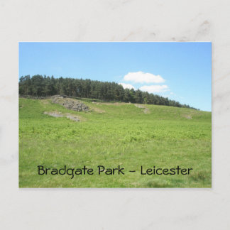 Panoramic View Bradgate Park Postcard