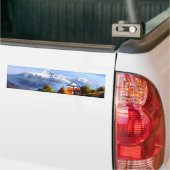 Panoramic View Of Beautiful Everest Mountain Bumper Sticker (On Truck)