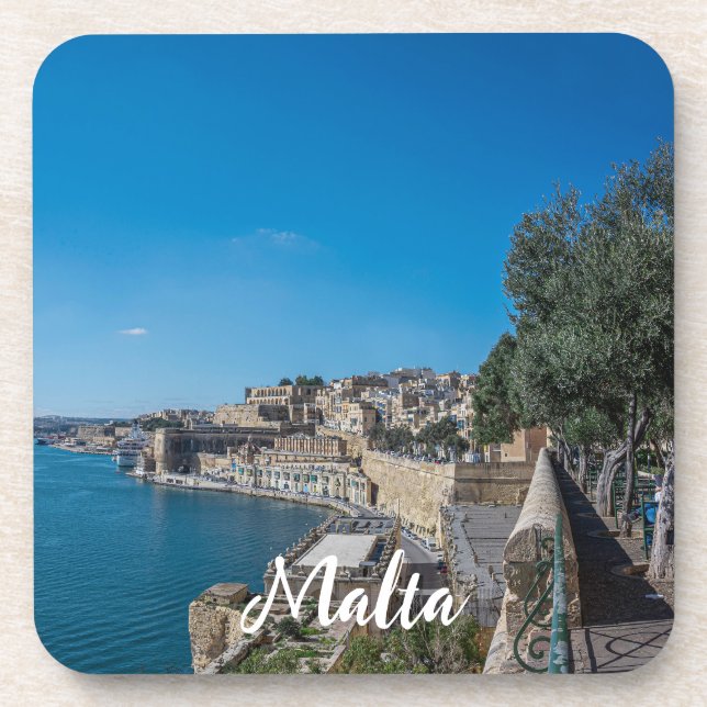 Panoramic view of city wall and harbour in Vallett Coaster (Front)