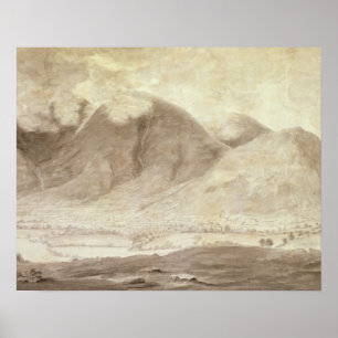 Panoramic View of Derwentwater and the Vale of Kes Poster