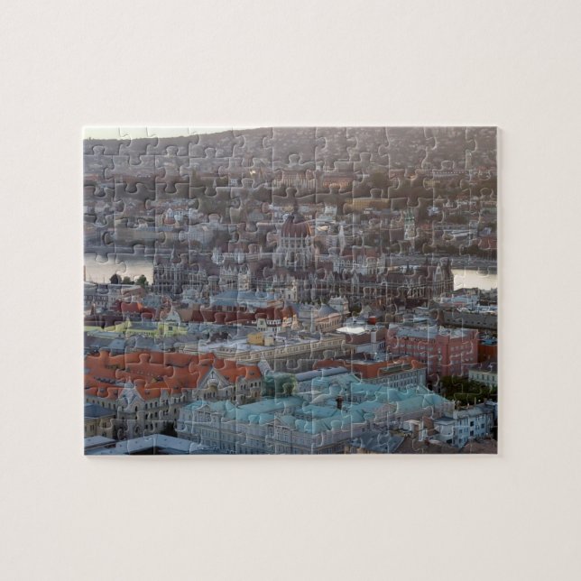 Panoramic view of downtown Budapest Jigsaw Puzzle (Horizontal)