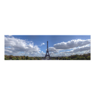 Panoramic view of Eiffel tower - Paris Photo Print