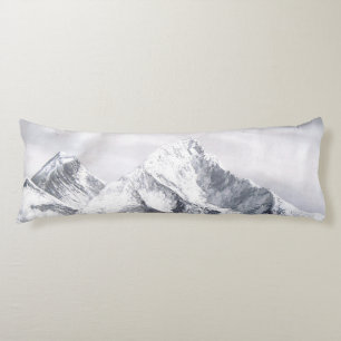 Panoramic View Of Everest Mountain Body Cushion