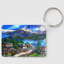 Panoramic View Of Everest Mountain Nepal